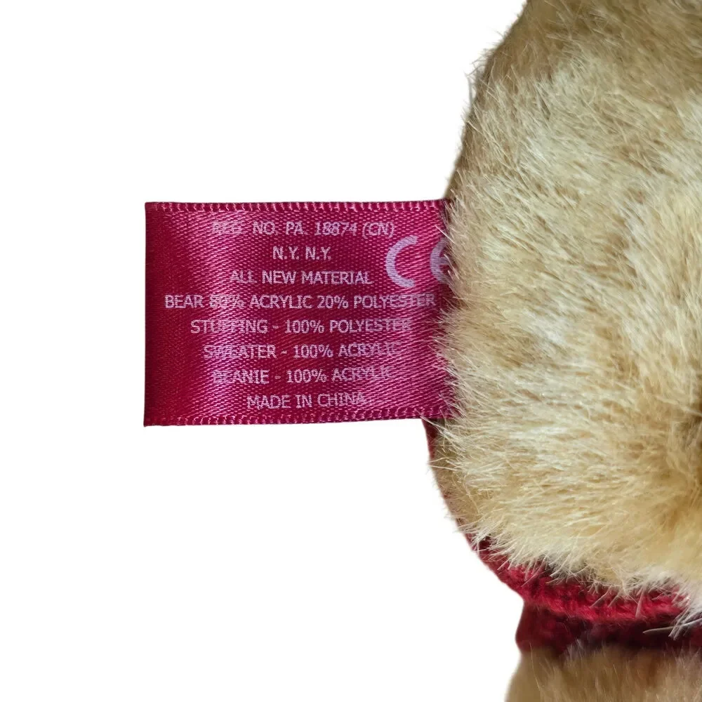 Ralph Lauren Limited THE POLO BEAR Plush Red Sweater & Beanie